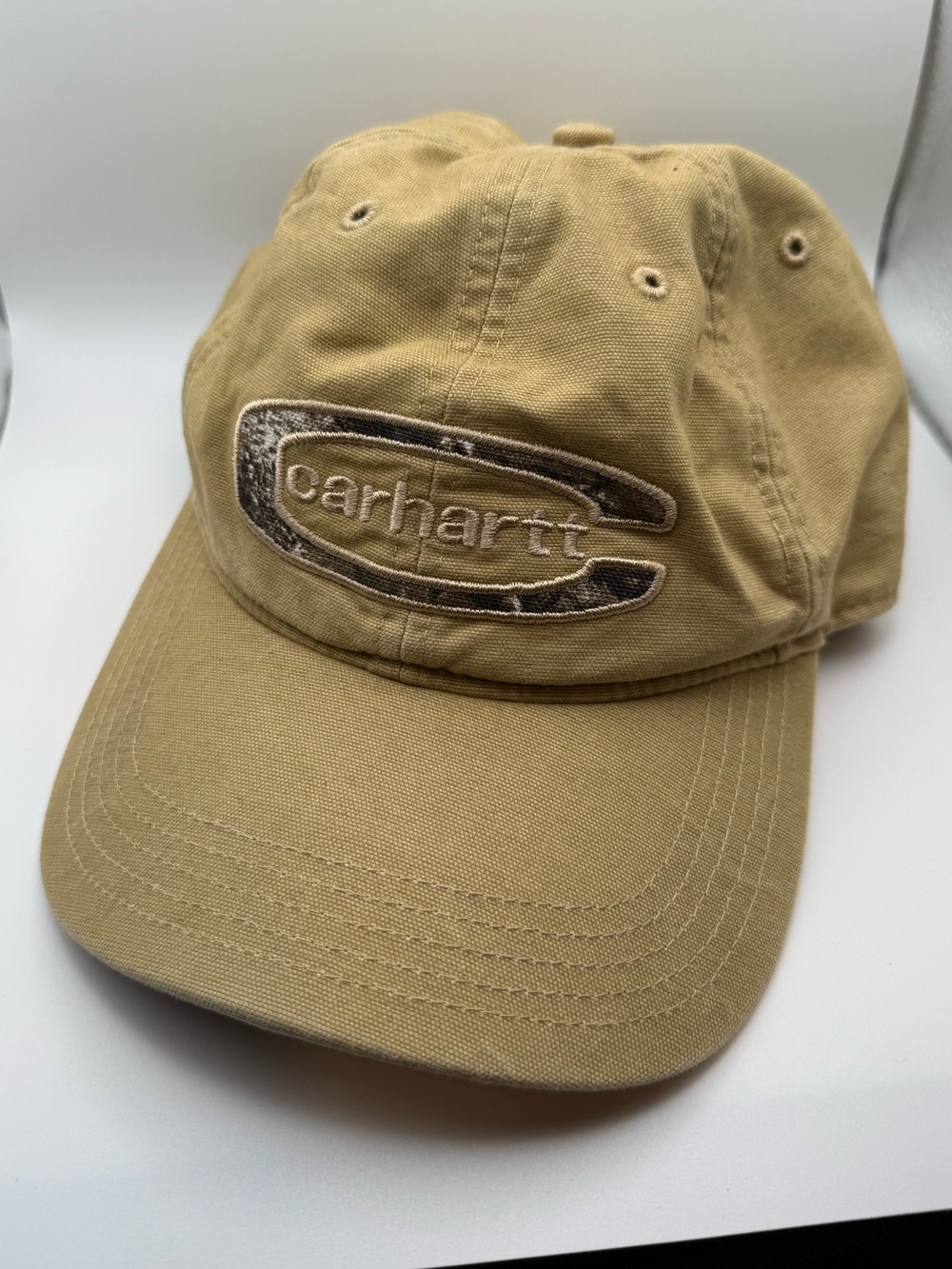 Carhartt Khaki Canvas Logo Cap